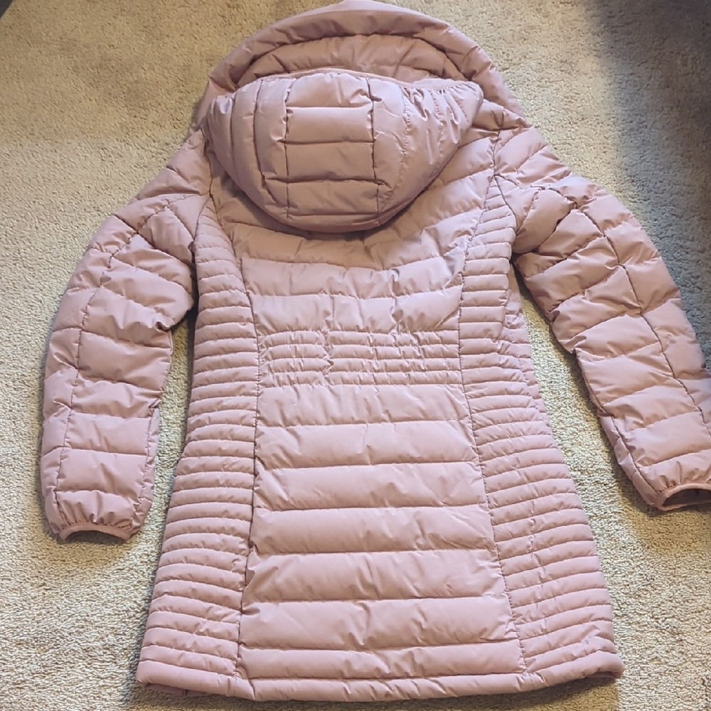 DKNY Blush/Dusty Mauve Quilted Puffer Jacket/NWOT - Picture 3 of 3